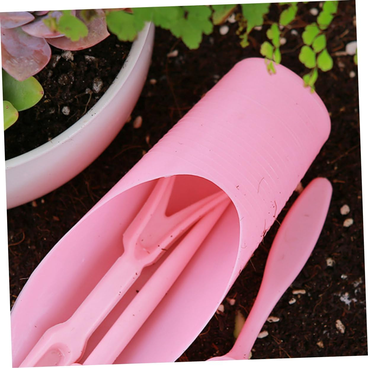 SUPVOX Multi-Functional Gardening Tool Weeding Hand Tools Cultivator Spade Small Garden for Planting Flower Care image number 2