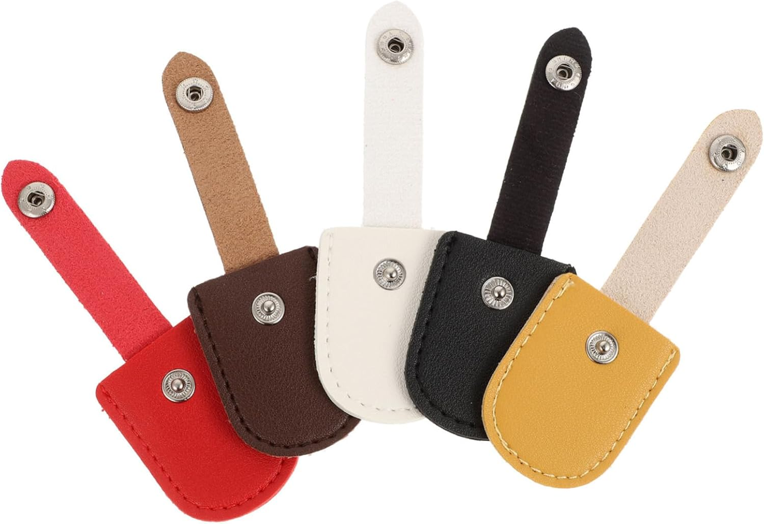 Healeved 5Pcs Manicure Cuticle Scissor Protective Cover Nail Nipper Cover for Nail Salon Supplies image number 1