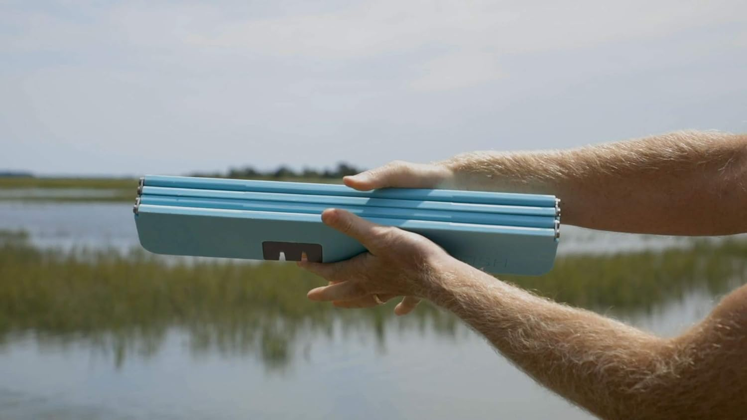 TOADFISH Folding Cutting Board with Knife Sharpener - Teal image number 6