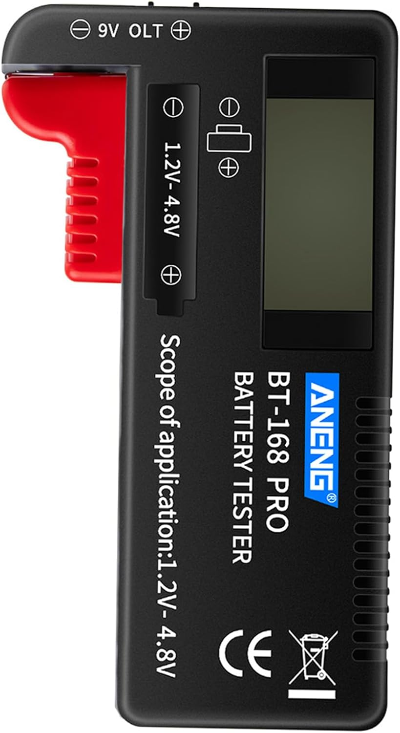 BT-168 PRO Digital Battery Tester - Universal Checker for Battery Capacity - Diagnostic Tool for D C AAA AA image number 2