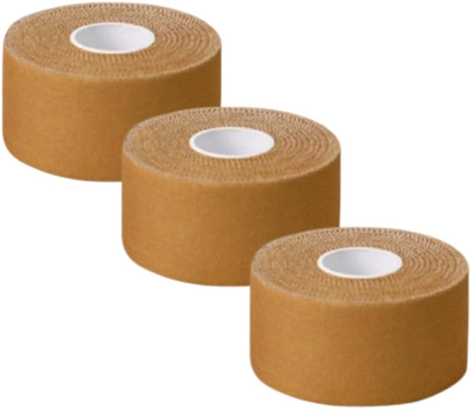 Athletic Tape Rigid Sports Tape, Sports Trainers Premium Rigid Sports Strapping Tape 3 Rolls X 38Mm X 13.7M for Blister Prevention or Feet Taping image number 3