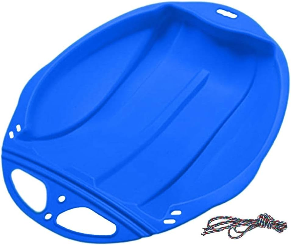 Generic Heavy Duty Snow Sled - Winter Snow Sledge Toboggan Winter Toy for Kids and Adults