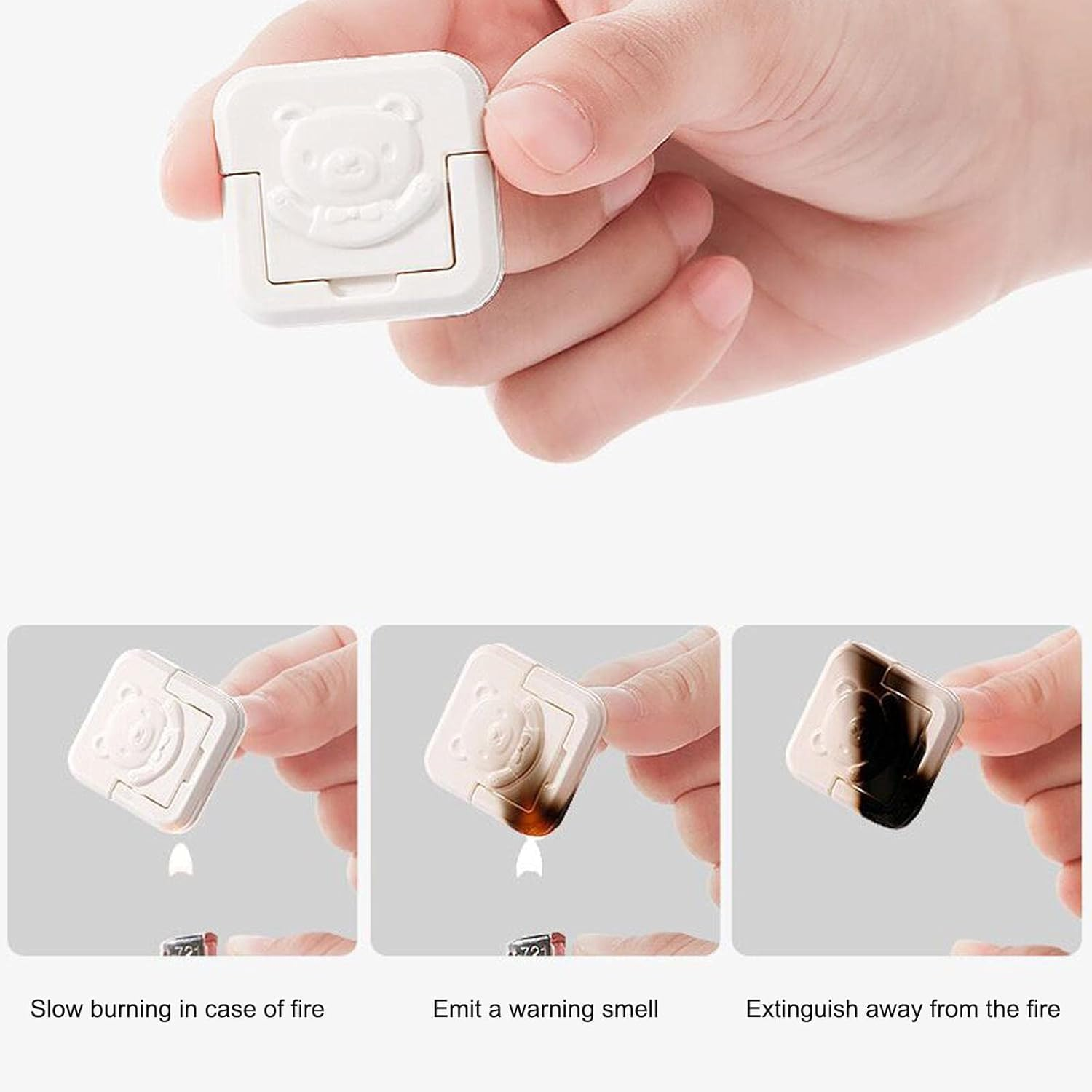 [UPGRADE 2.0] Outlet Covers Baby Proofing with Hidden Handle (24 Packs),Outlet Plug Covers 3-Prong for Baby Safety,Socket Cover Protector Cap to Prevent Your Child from Power Shock Hazard,Aus Standard image number 6