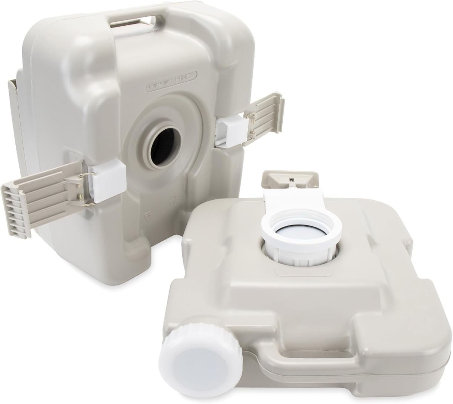Camco Portable Travel Toilet - Features Bellow-Type Flush and Sealing Slide Valve to Lock-In Odors and Protect against Leakage-| Lightweight and Compact, 2.6 Gallon (41531) image number 3