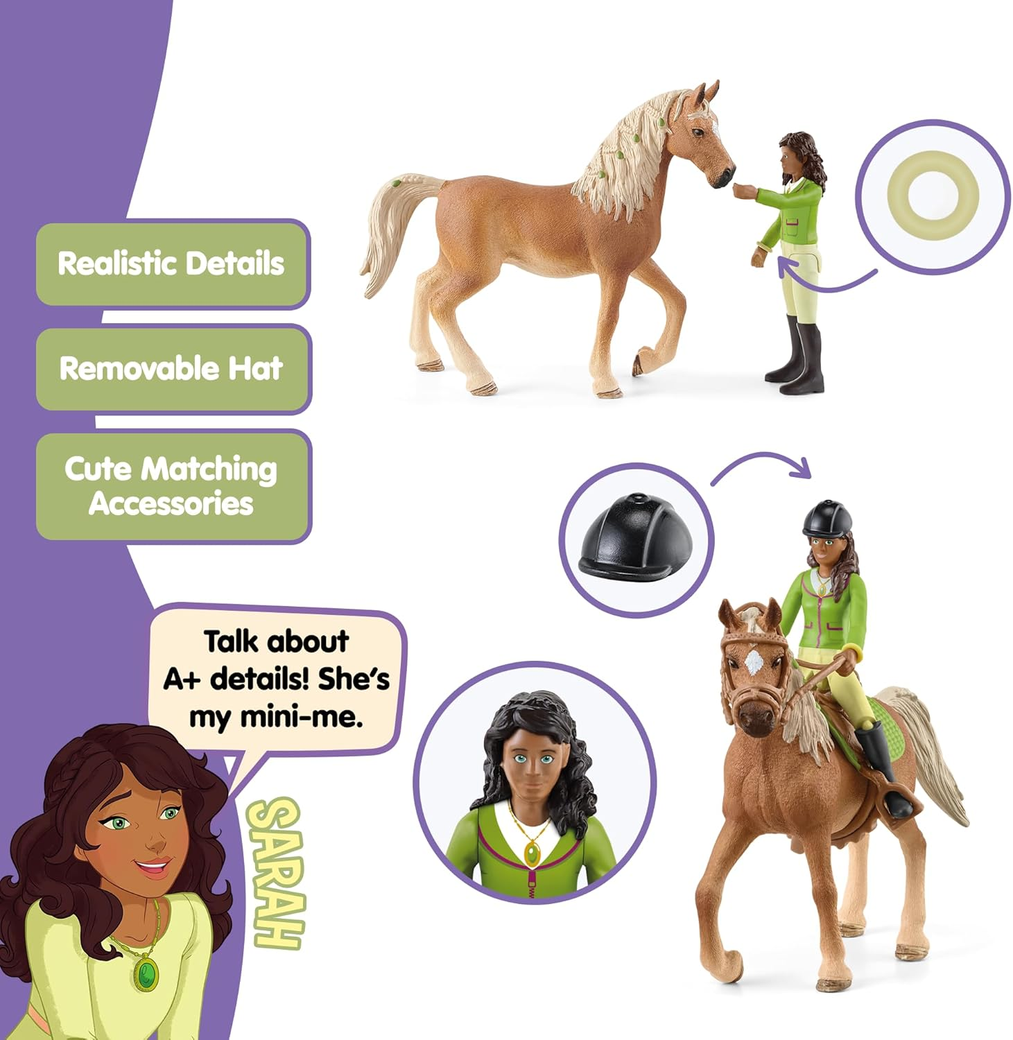 Schleich - Horse Club Sarah & Mystery image number 2