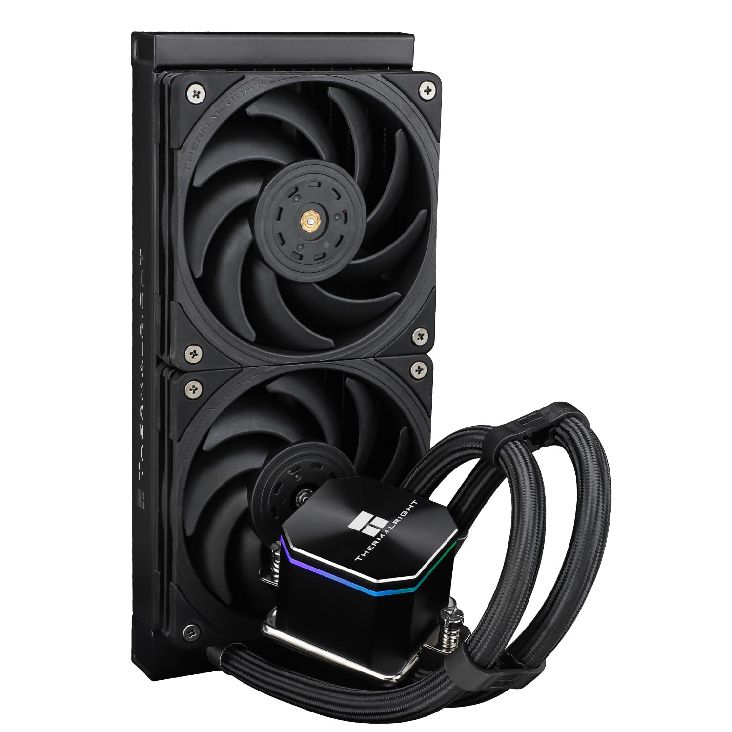 Thermalright Frozen Edge 240 Black Liquid CPU Water Cooler with 120Mm PWM Fan,240 Black Cold Row Specification,Integrated Water-Cooler Heatsink for Amd/Am4/Am5,Intel LGA1700/1851/1150/1151/1200/2011 image number 3