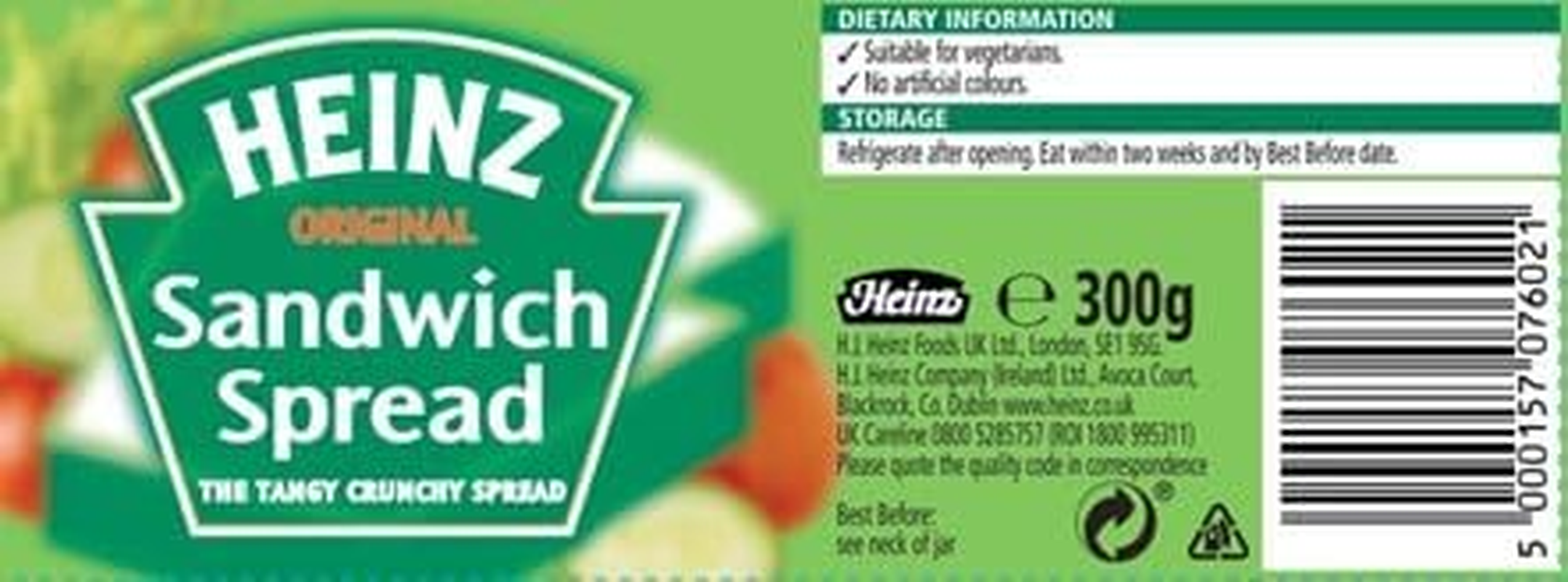 Heinz Sandwich Spread Jar, 300G