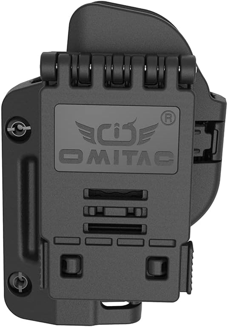 Glock 19 Belt Clip Holster, OWB for Glock 19 23 32 Gen 1-5, Tactical Right Hand Auto Lock Released outside Waist image number 5