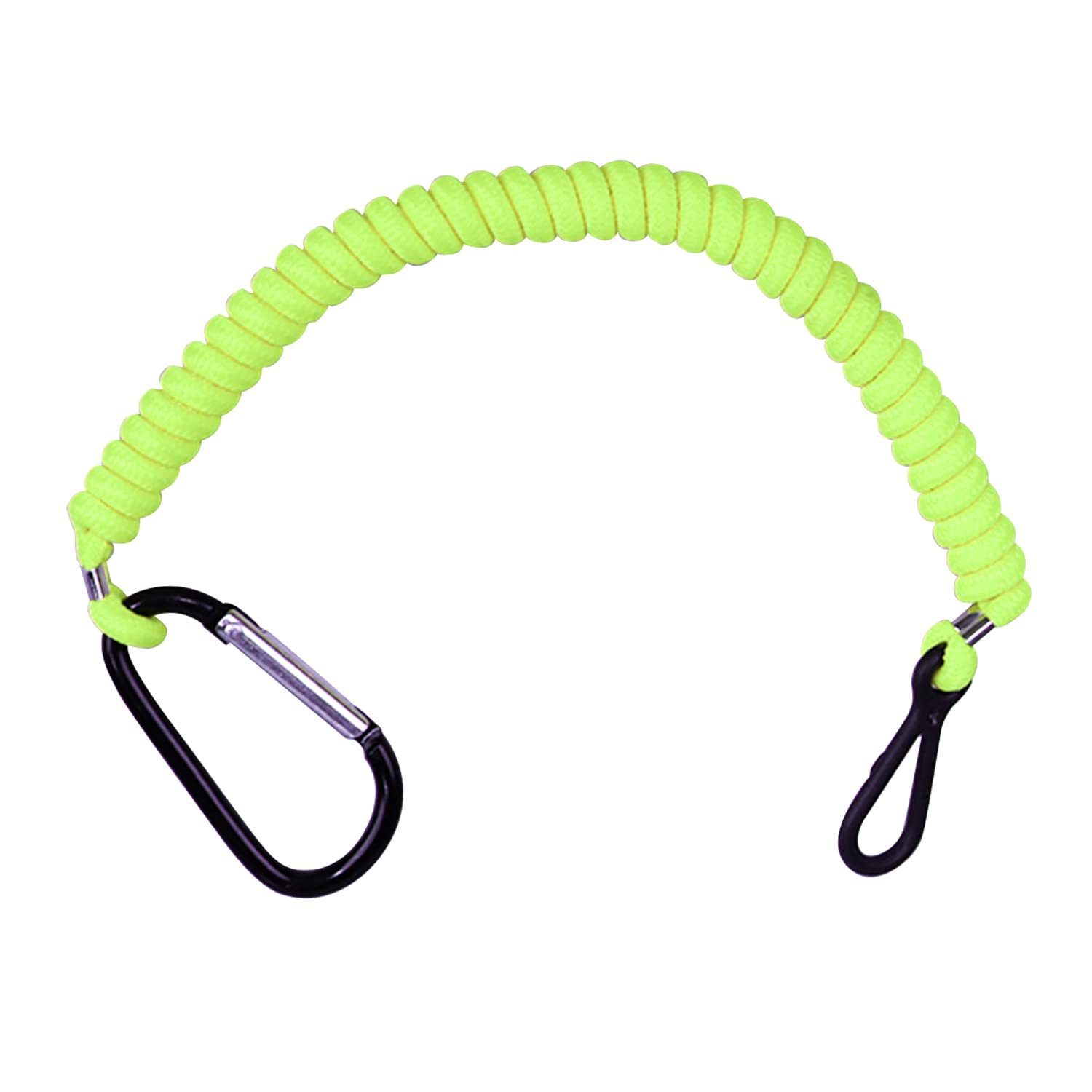 8M0092850 Boat Kill Switch Lanyard Replacement for Mercruiser Marine Boat Emergency Stop Switch Safety Lanyard Cord 49 Inch/125 Long -Replace 15920T54 15920A54 (Aluminum Alloy Clip Green 1Pcs) image number 4