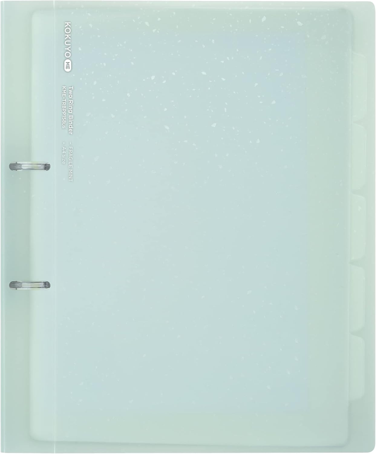Kokuyo Campus 2-Ring Loose Leaf Binder, A4, 2 Holes, up to 100 Sheets, Light Blue, Japan Import (RU-PP158LB)