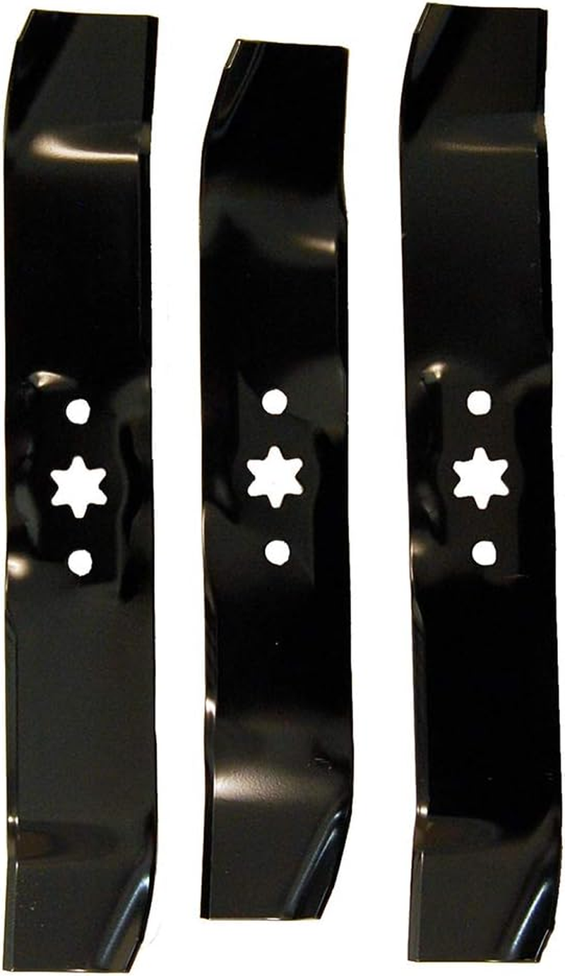 MTD 490-110-M118 Parts Inch Mulching 46" Deck 3 Blade Set, Brown/A image number 2