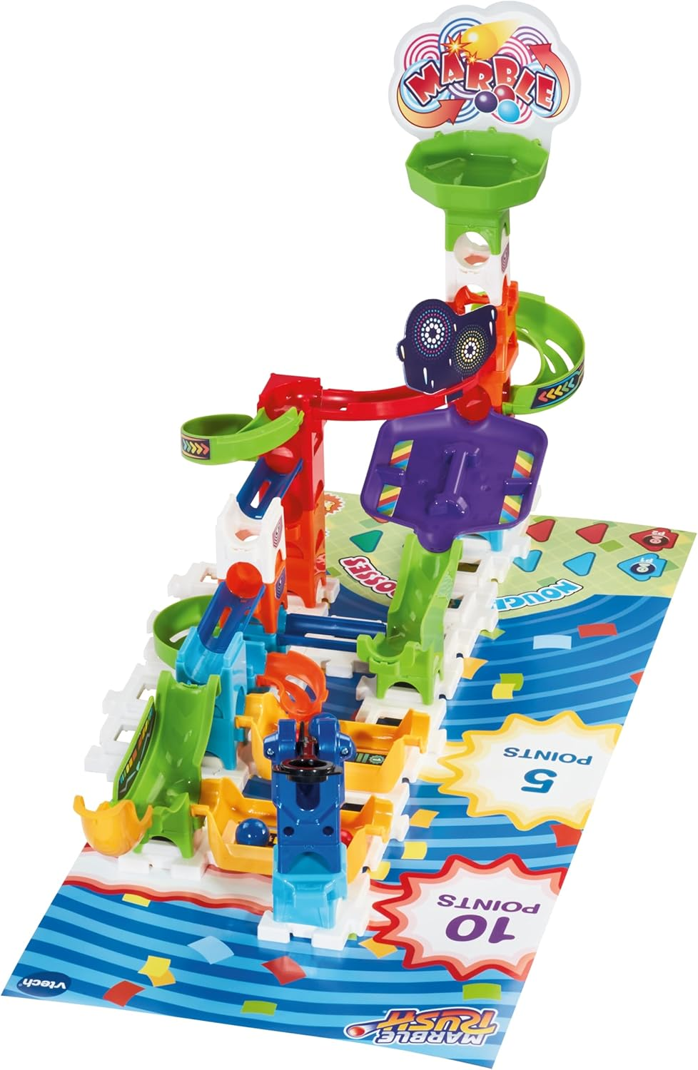 Vtech Marble Rush Game Zone - Construction Toy Set - 571803 - Multicolour image number 1