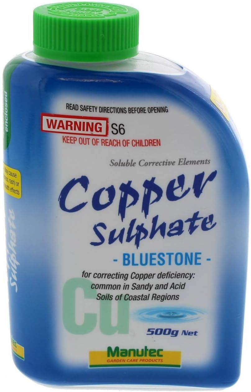 Copper Sulphate Bluestone Soluble Corrects Copper Deficiences Manutec 500G image number 3