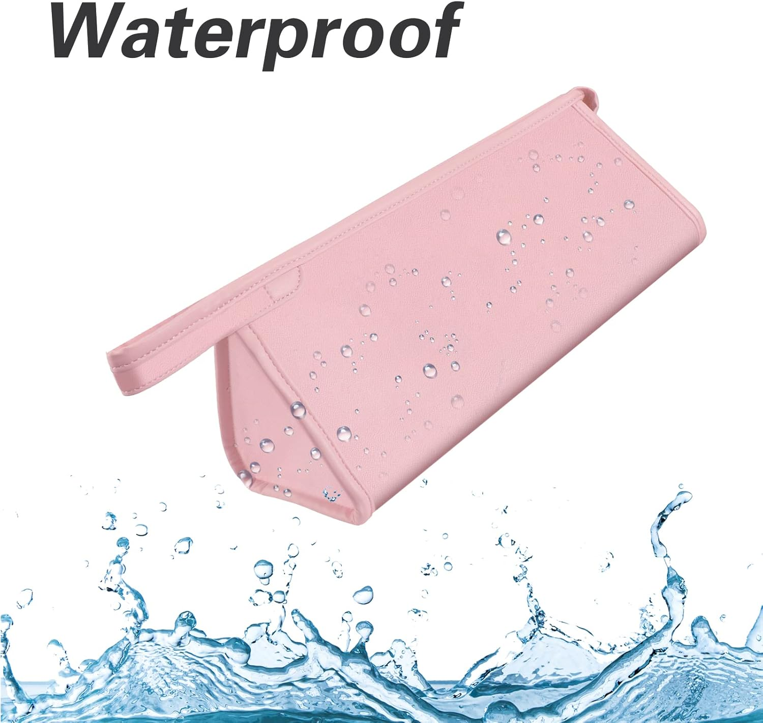 Travel Case for Dyson Airwrap Styler/Shark Flexstyle, Portable Carrying Case for Dyson Supersonic Hair Dryer, Waterproof Anti-Scratch Dustproof Shockproof Protection Organizer Travel Storage Bag(Pink)