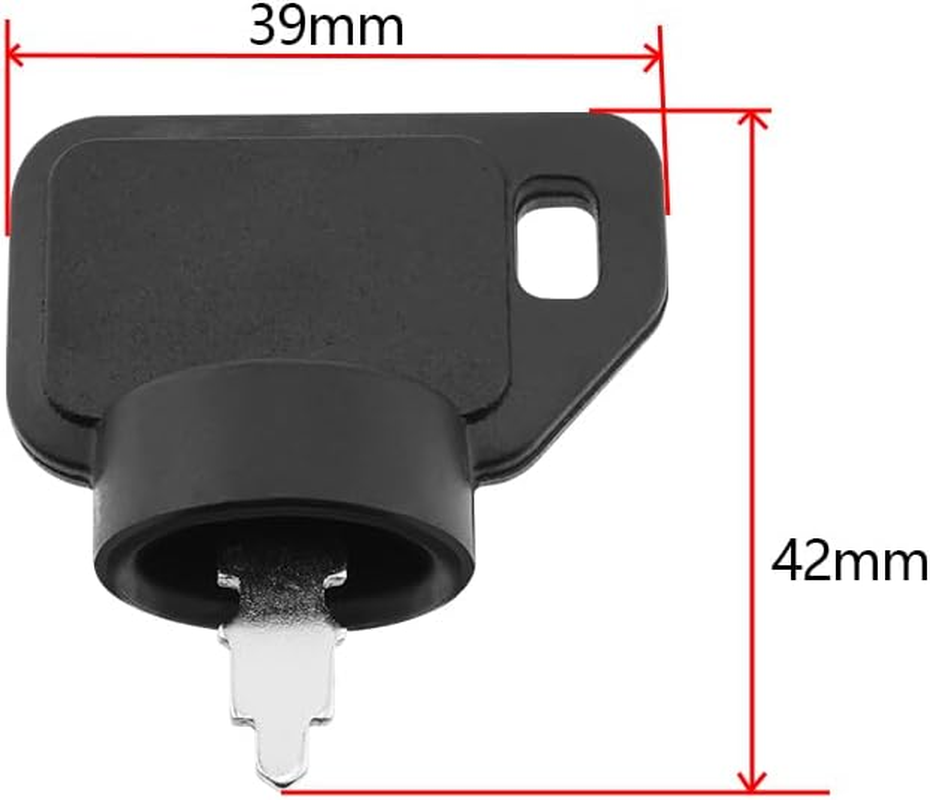 6Pcs Ignition Switch Key Replacement 63-8360 62-7770 103-2106 1-603511 137-4100 Compatible with Toro Compatible with Exmark Compatible with Titan image number 2