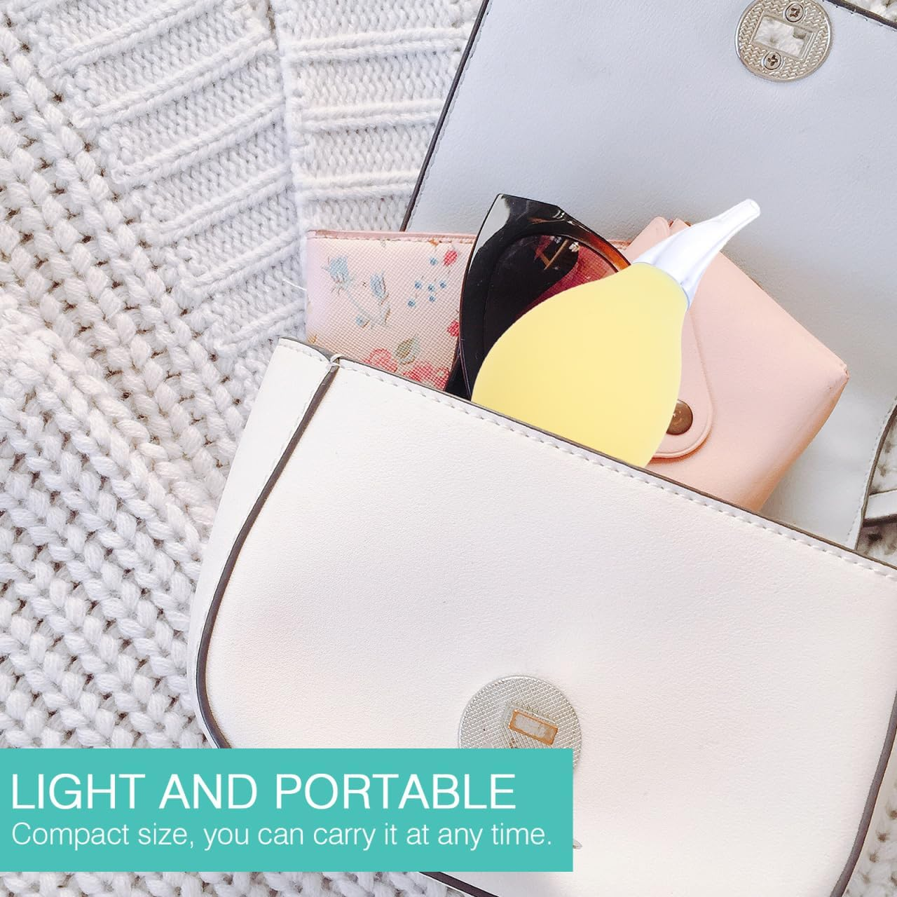 Manual Baby Nose 6Pcs Newborn Nasal Nose Cleaner Silicone Baby Nasal Set Practical Snot Cleaner and Suction for Infants, Safe and Easy to Use, Ideal for Health & Care image number 4