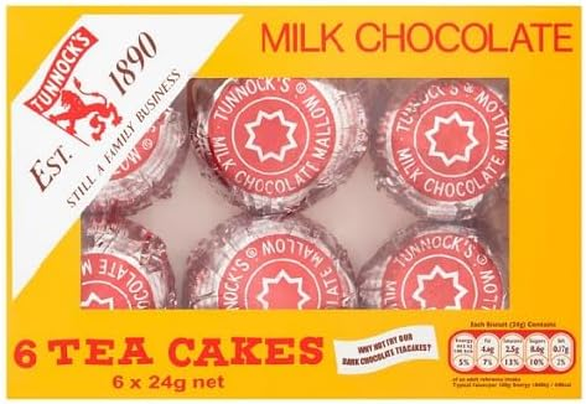 Tunnock'S Teacakes 6 Pack, 144G