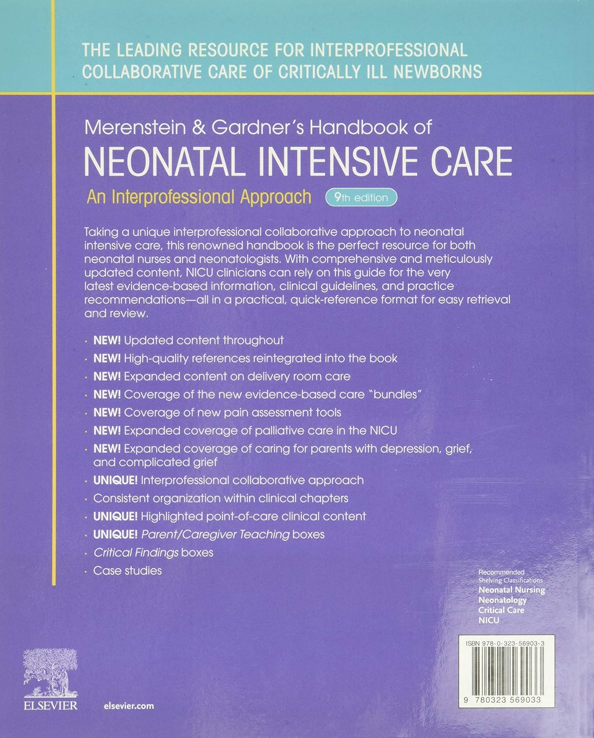 Merenstein & Gardner'S Handbook of Neonatal Intensive Care: an Interprofessional Approach image number 1