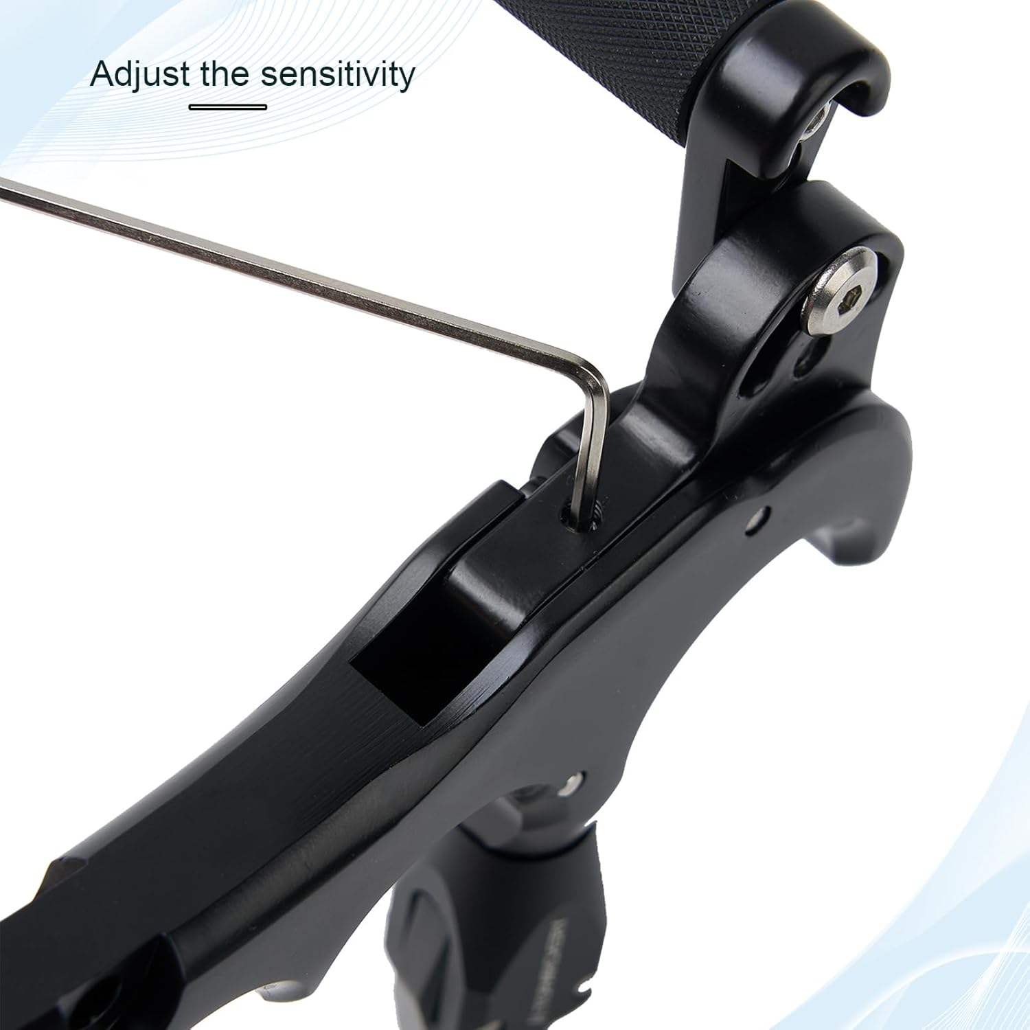 TOPARCHERY Compound Bow Release Archery Release Aids Thumb Release 360&deg;Rotating Bow Release, 4 Finger Bow Release, Aluminum, Compound Bow Accessories image number 1