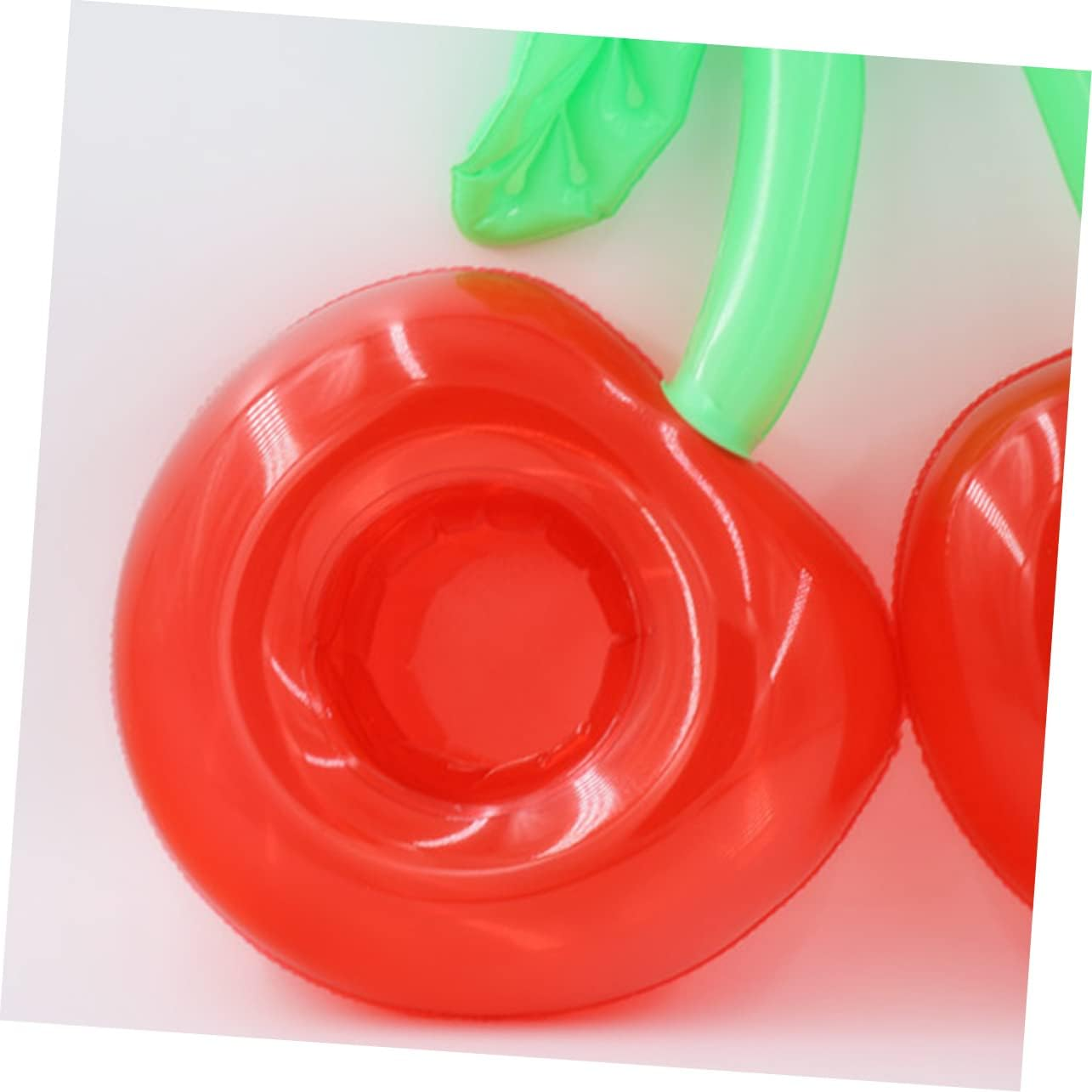 2Pcs Floating Drink Holder Inflatable Cherry Shape Drink Cup Holder Beach Pool Floats for Summer Party Favors Swimming Pool Decoration image number 1