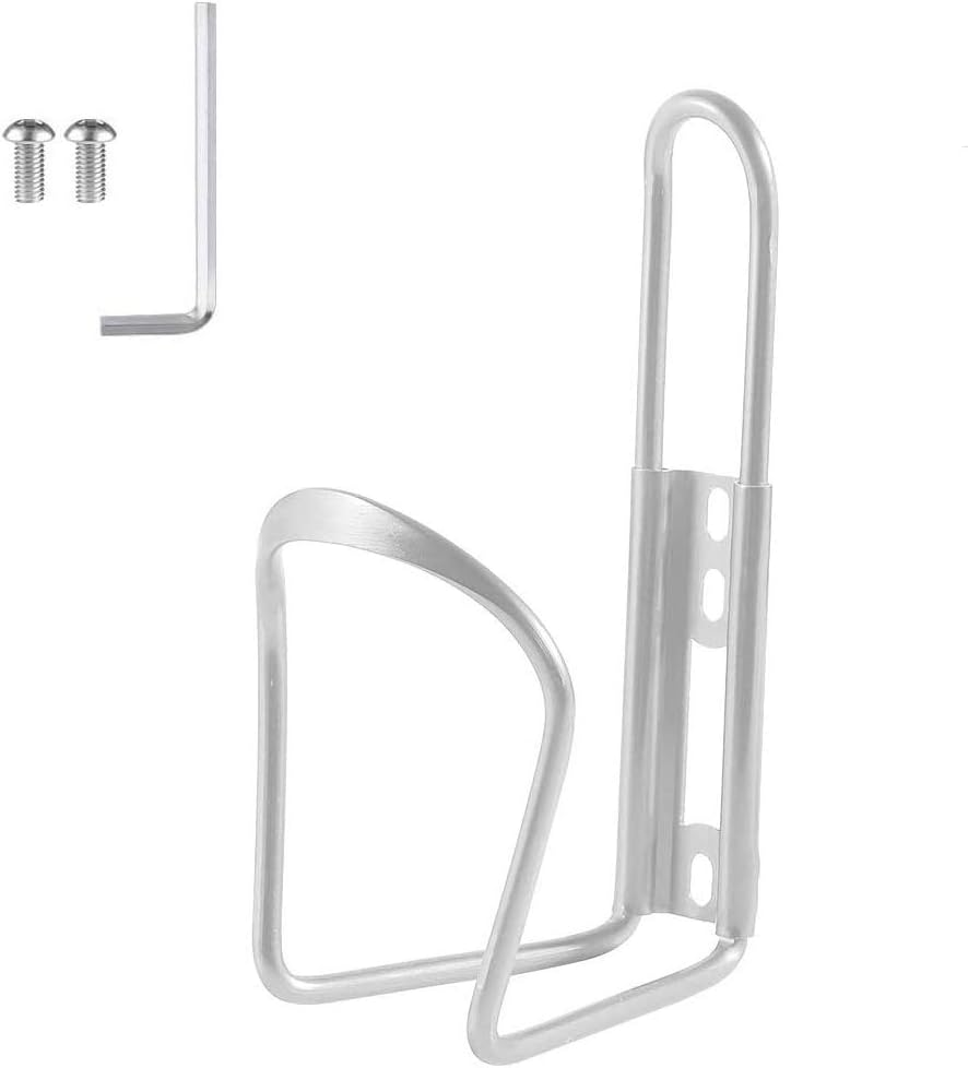 QUMOX Water Bottle Cages Holder - Lightweight Alloy Aluminum for Bike Silver image number 5