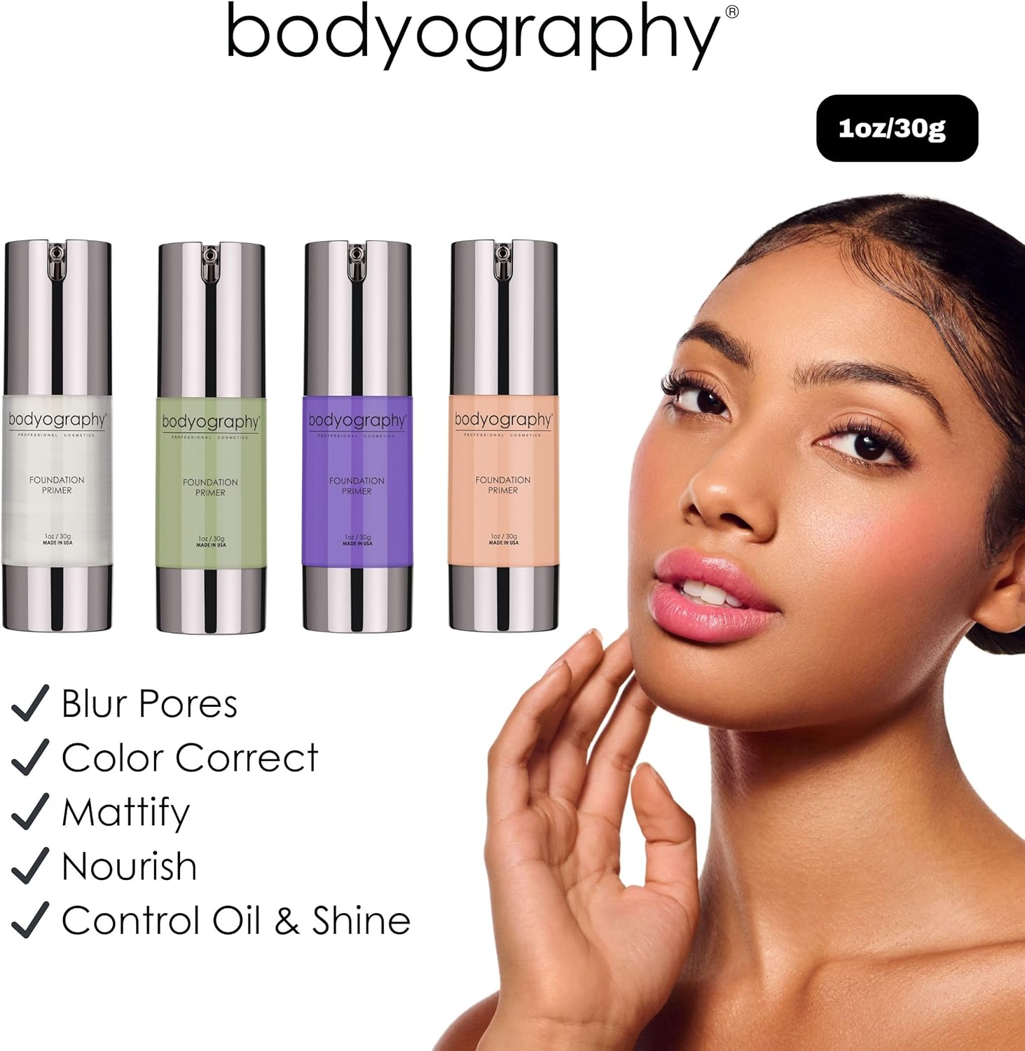 Bodyography Foundation Primer, Purple - Hydrating image number 4