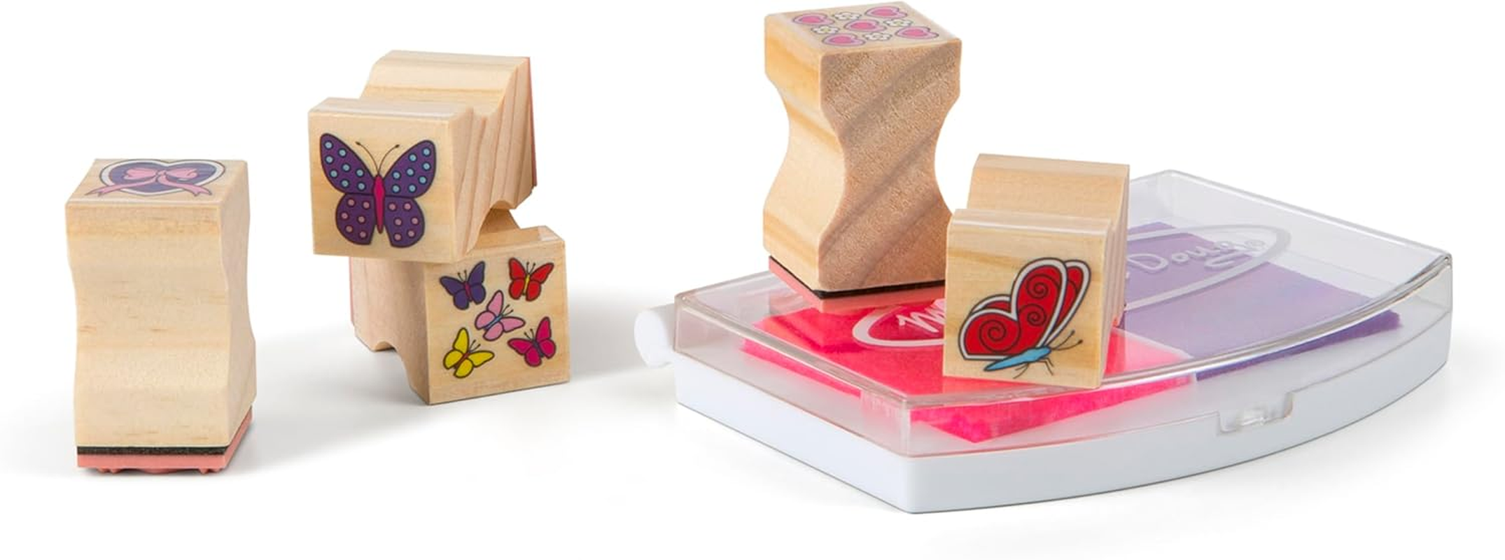 Melissa and Doug - Butterfly and Hearts Stamp Set image number 6