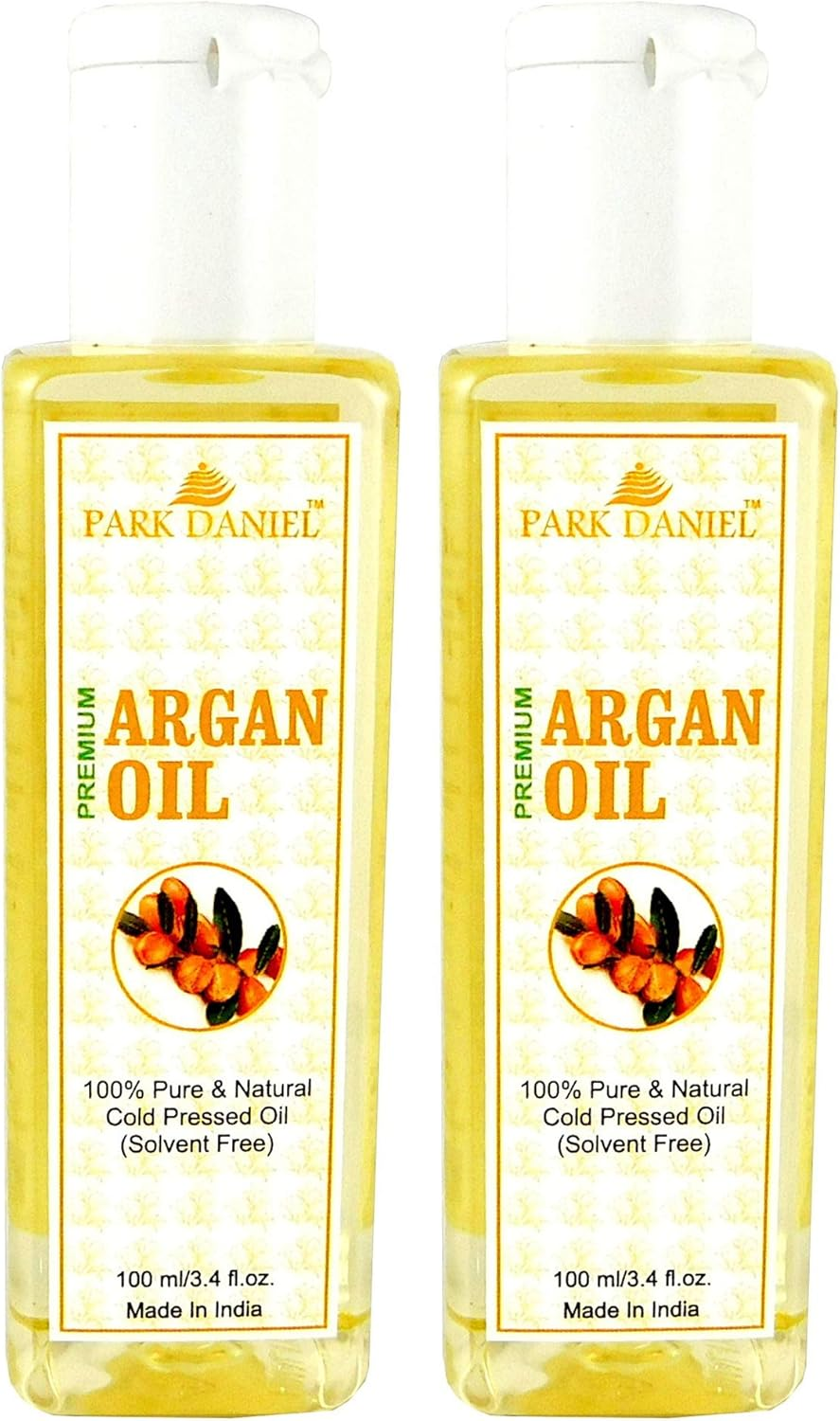 Park Daniel Premium Argan Oil Combo of 2 Bottles of 100 Ml (200 Ml), Yellow (OPTIONAL)
