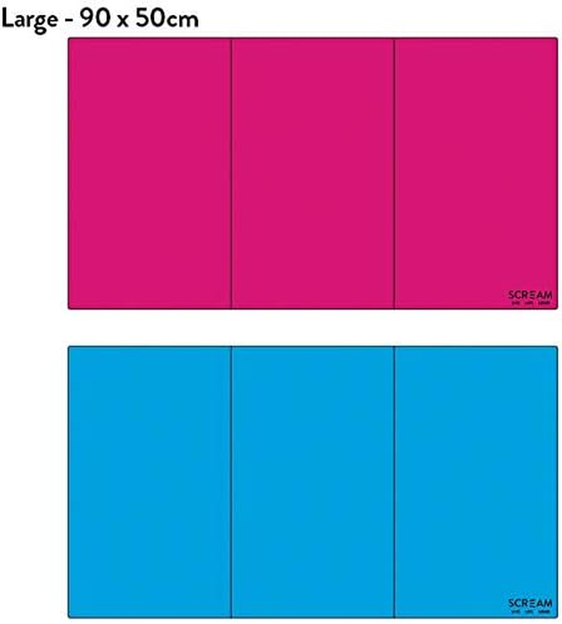 Scream 62-SCP04044 Cool Pad, Loud Blue, 90X50Cm- Large