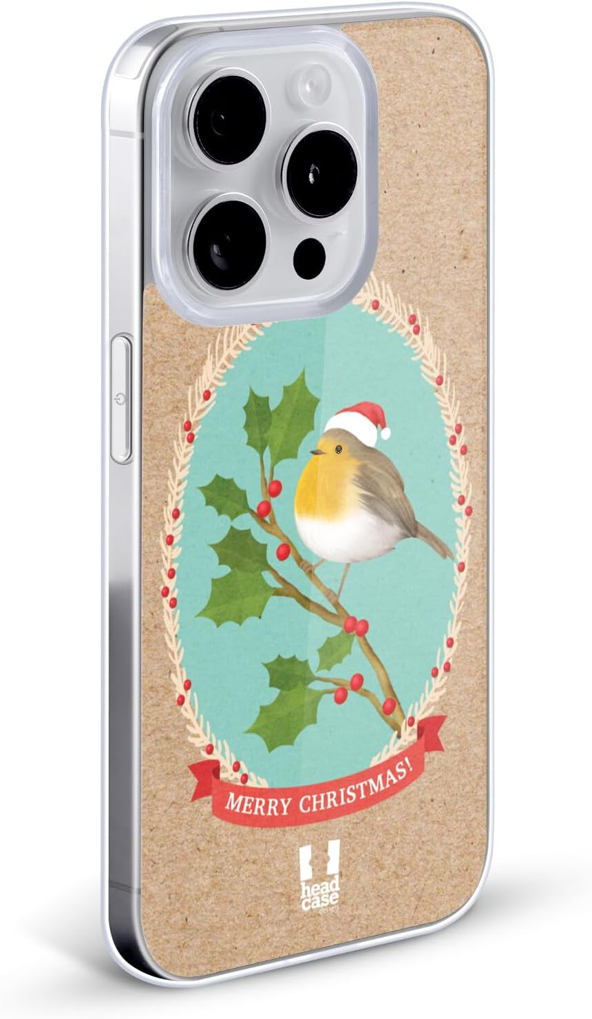 Head Case Designs Robin Christmas Classics 2 Gel Case [Military Grade Protection] Compatible with Apple Iphone 7/8 / SE 2020 & 2022 image number 3