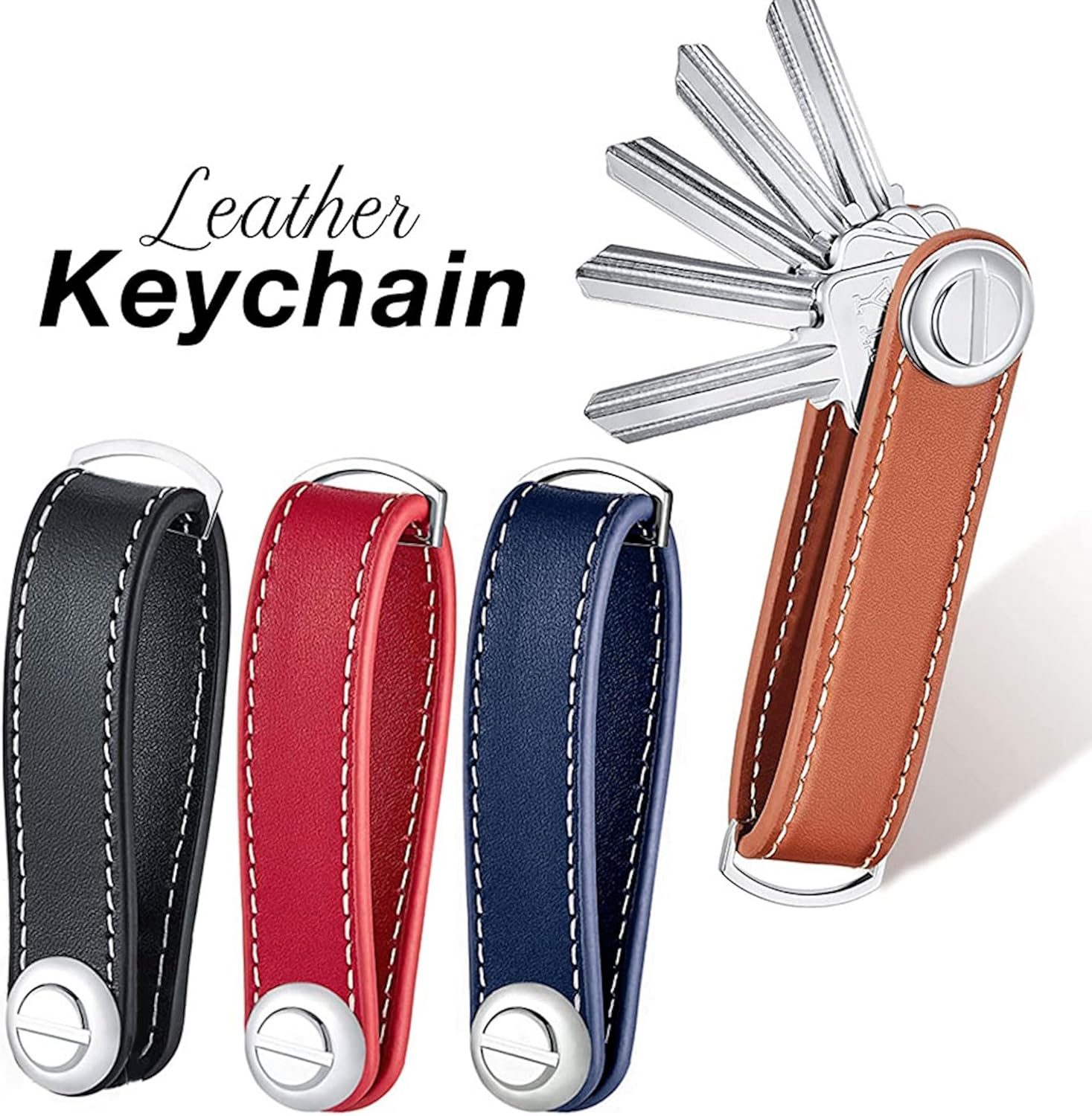 Generic Compact Key Holder, Stylish & Practical Pocket Key Organizer with Secure Locking Mechanism - Keep Keys Neat, Safe, and Easily Accessible - Ideal for Home, Office, and Outdoor Use. R (Black) image number 3