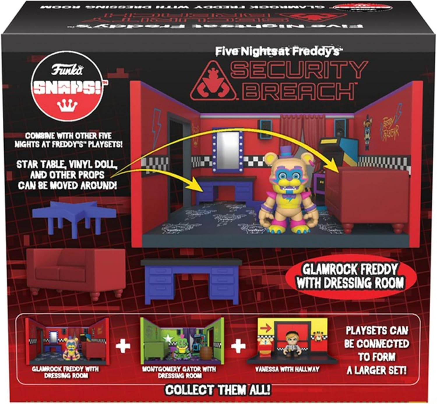 FUNKO FIVE NIGHTS at FREDDY'S SNAP: RR- Playset Freddy'S Room (FNAF) image number 2