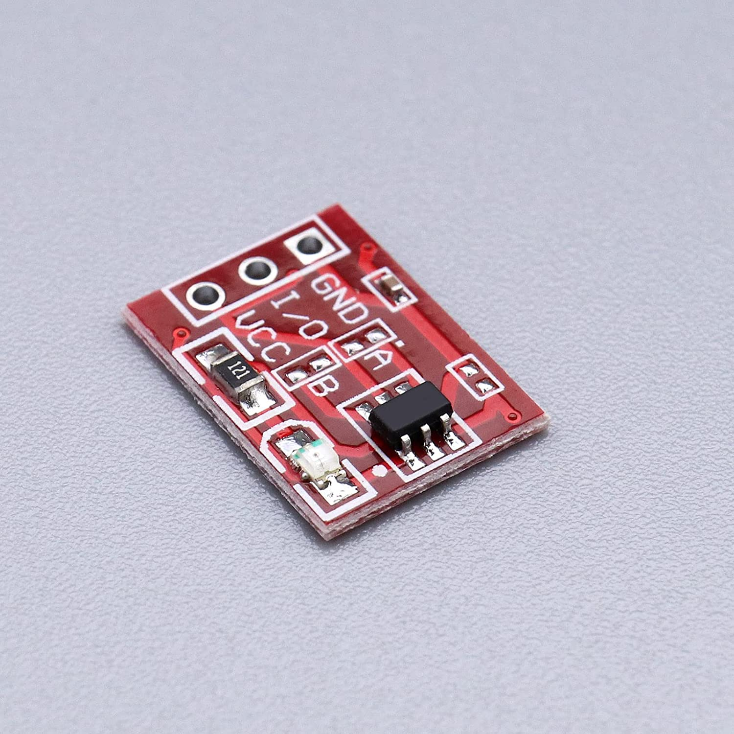 10PCS TTP223 Touch Button Module Capacitive Settable Self-Lock/No-Lock Switch Board 2.5-5.5V Power Supply 15X11Mm CCL Self Locking Touch Switch Sensor