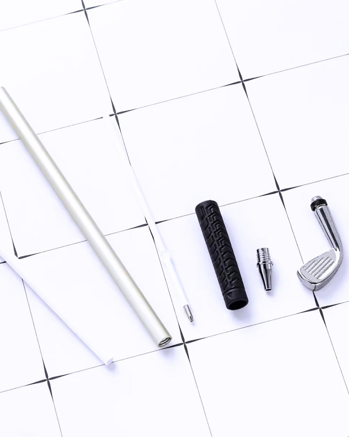 Golf Pen Set Desktop Games - 3 Golf Clubs Pens with Balls and Flag, Red, Blue and Black Three Kinds of Ink - Funny Gifts for Golfers, Coworkers, Boss - Stocking Stuffers Birthday Gift image number 4