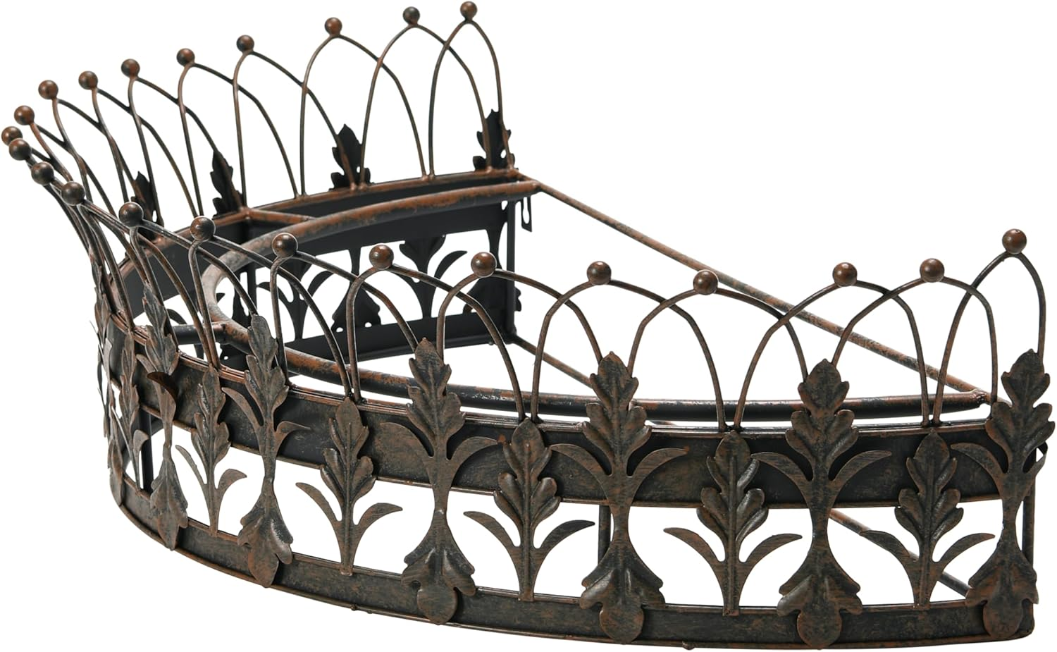 Creative Co-Op Rust Metal Curtain Crown image number 4