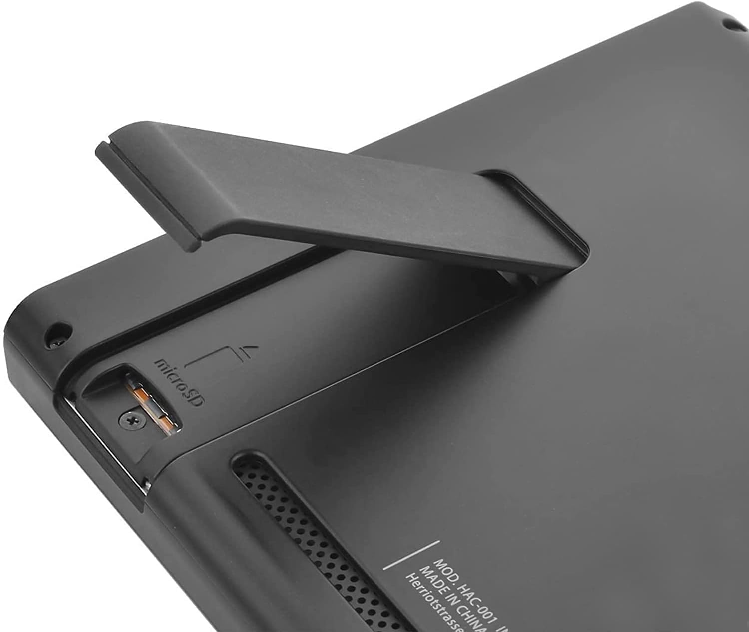 4Pcs Black Switch Back Stand Replacement, Upgraded Design Durable Kickstand for Nintendo Switch & OLED, Anti-Slip Design for Stable Handheld Mode, Easy Install Replacement Parts image number 1