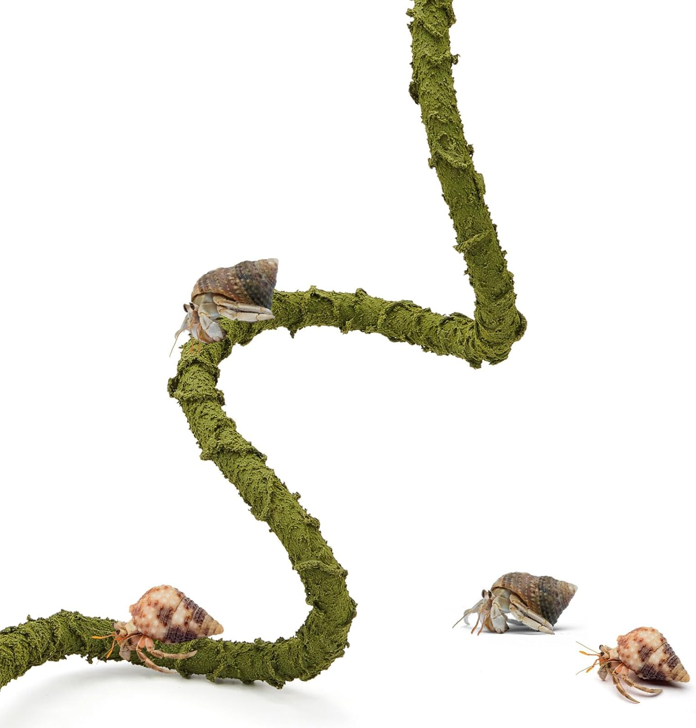 Poen Hermit Crab Climbing Toy - Bendable Reptile Vine - Artificial Jungle Vine - Hermit Crab Tank Accessories - Terrarium Habitat Decor image number 1
