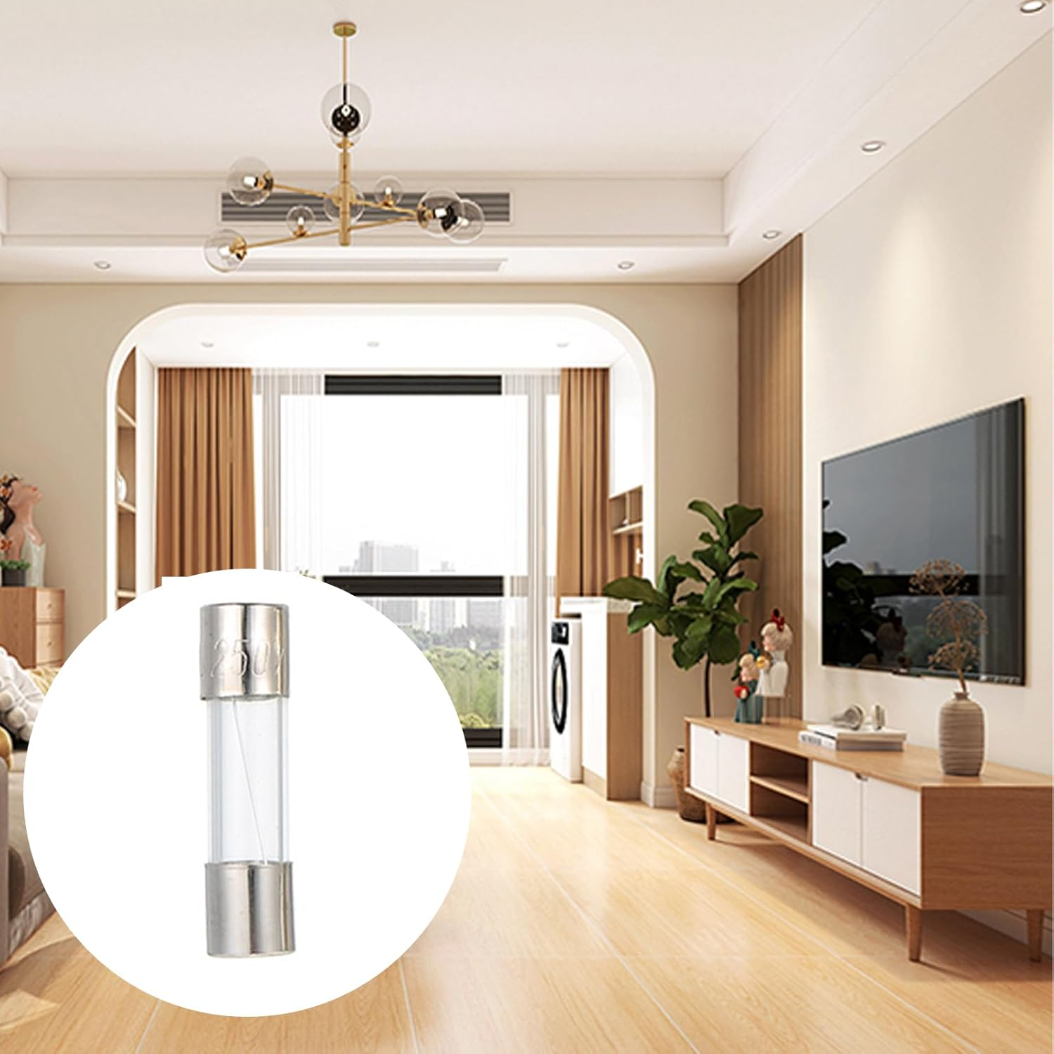 100 Pack 10 Values Fast-Blow Glass Fuse Assortment Kit, 250V 0.2A 0.5A 1A 2A 3A 5A 6A 8A 10A 15A Tube Fuses Mini Fuse, 5X20Mm Fuse, Packag in a Clear Plastic Box image number 5