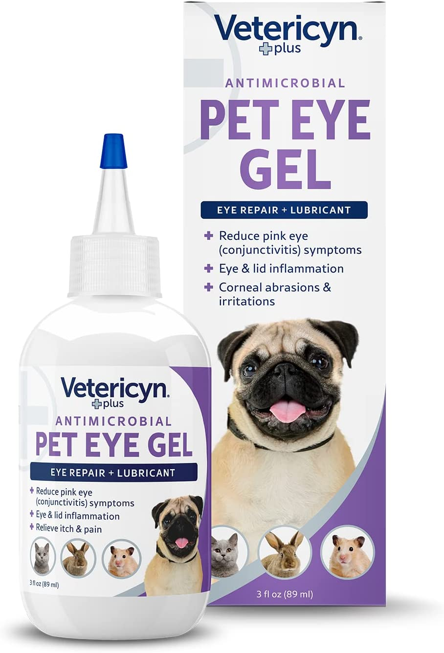 Vetericyn plus Pet Eye Gel | Dog and Cat Eye Ointment Alternative to Lubricate and Relieve Eye Irritations and Abrasions, Reduce Symptoms of Pink Eye in Dogs and Cats. 3 Ounces image number 5