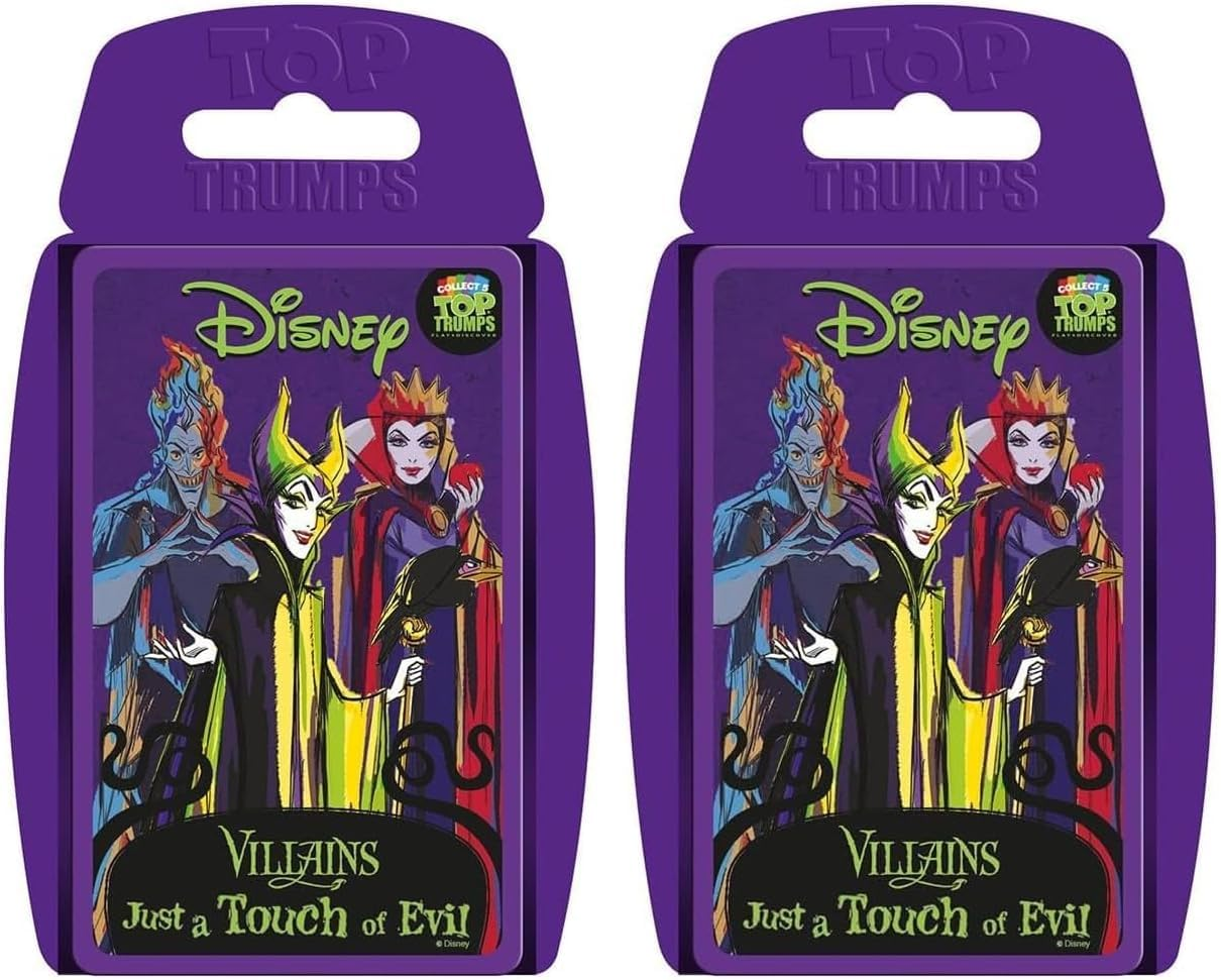 Top Trumps Disney Villains Classic Educational Card Game about Disney Villains - Learn Facts & Play! - 2+ Players Aged 6+ image number 1