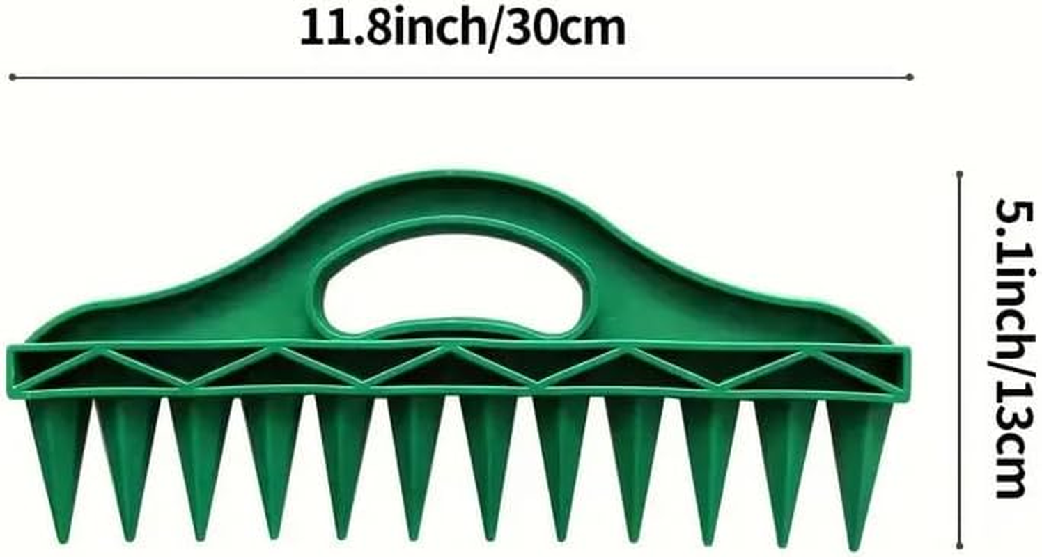 AIMALL Gardening Seed Punch Tool with 12 Holes for Planting, Quick Sowing Dibber, Durable Plastic Material for Vegetable Garden and Farm Use image number 5
