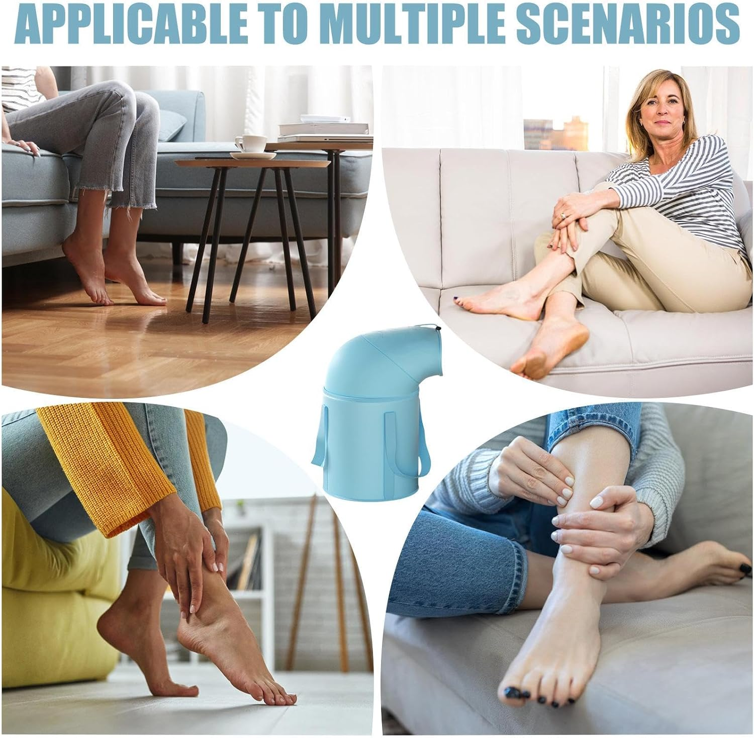 Travel Foot Bath Tub | Foldable Feet Basin Bucket,Portable Foot Soak Tub for Camping, Picnic, Hiking, Rowing, Fishing image number 1