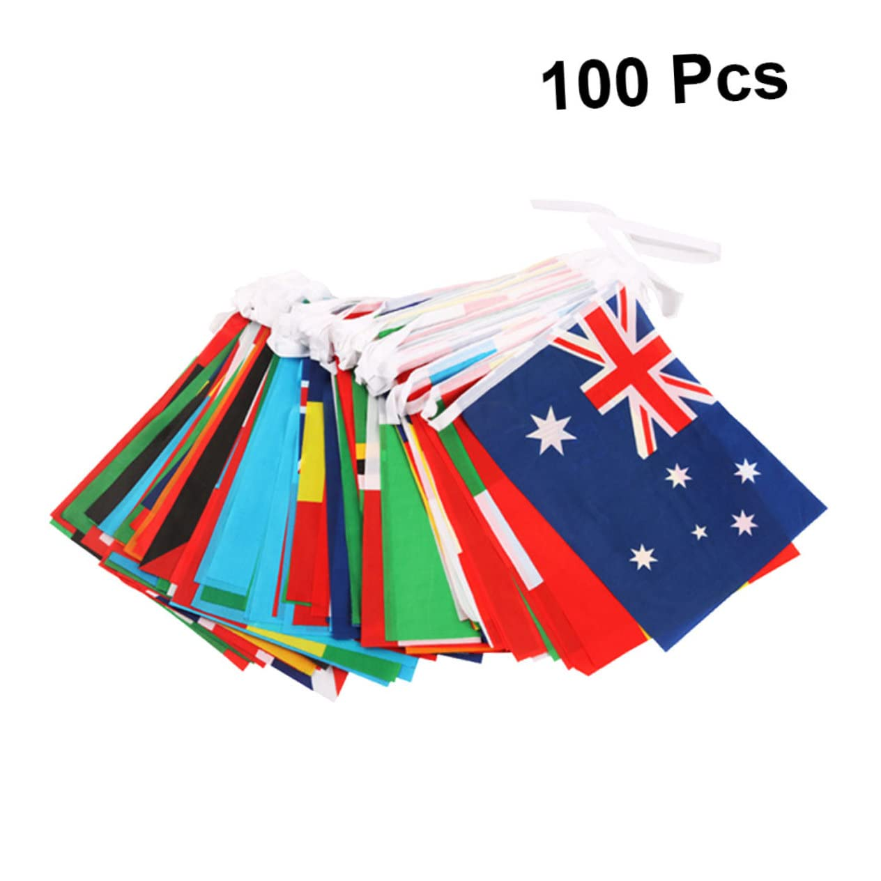 BUTIFULSIC National String Flag Banner Countries World Flags Bunting Bar Decorations School Events Sports Clubs Festivals Parties image number 1