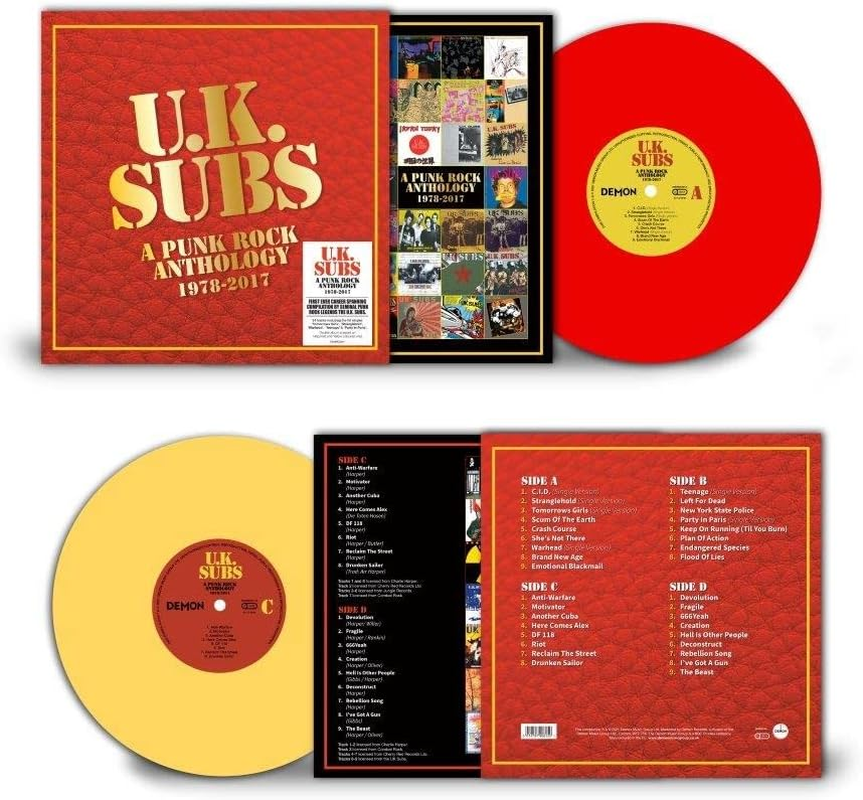 Punk Rock Anthology 1978-2017 [140-Gram Red & Yellow Colored Vinyl] image number 1
