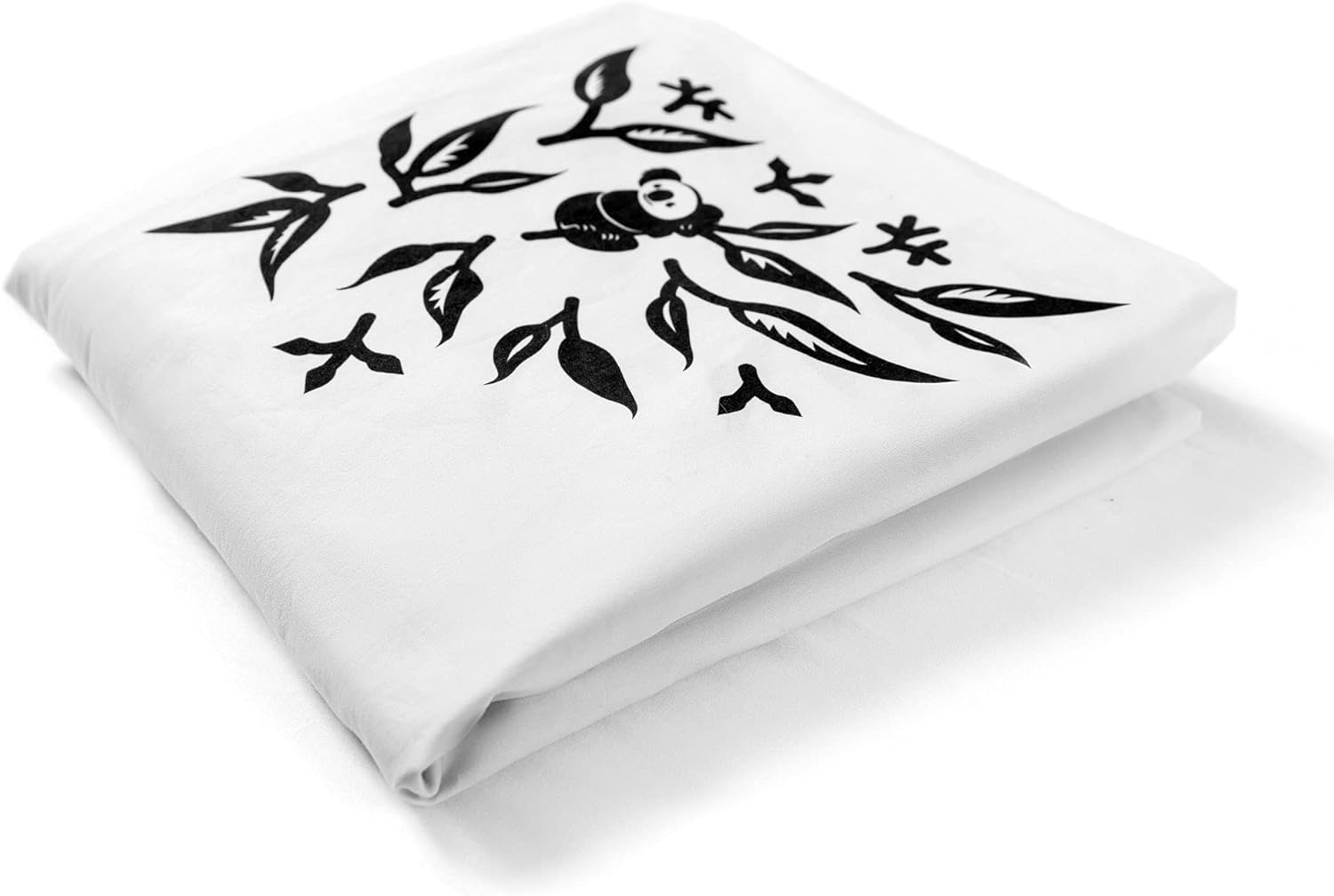 Nanit Smart Sheets - Works with All Nanit Cameras to Measure Your Baby'S Growth, 100% Cotton Fitted Sheets, Pebble Grey and White, One Size - Two-Pack image number 1