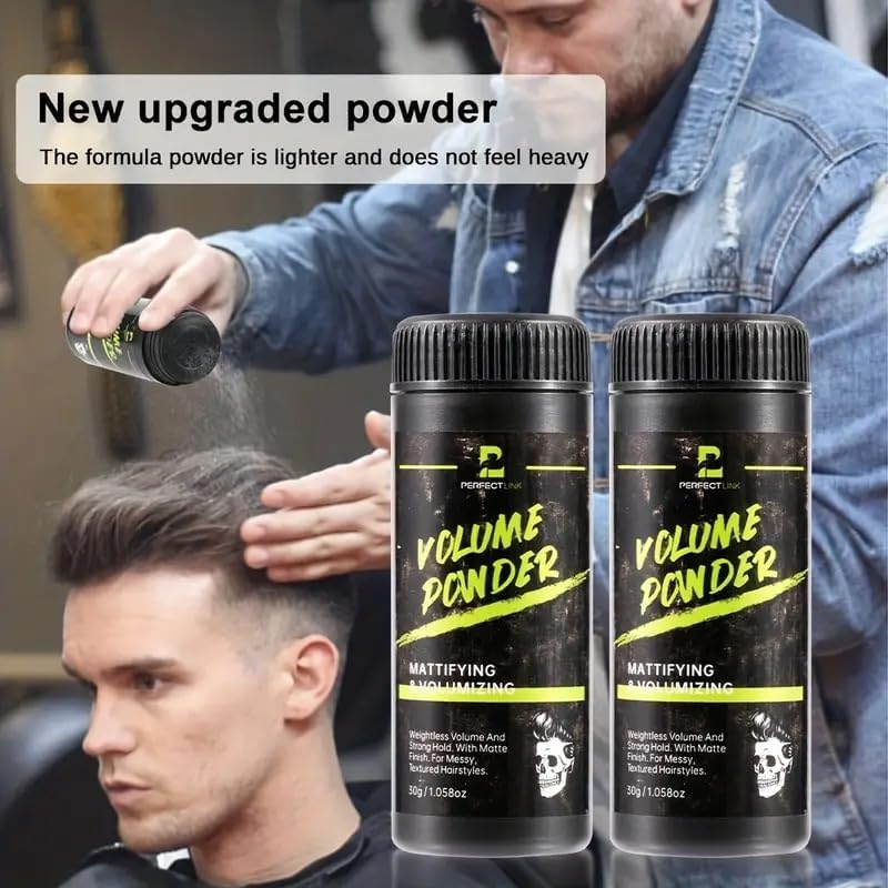 Volume Powder, 30G Mattifying Hair Styling Powder, Strong Hold with Matte Finish, 2-Pack image number 1