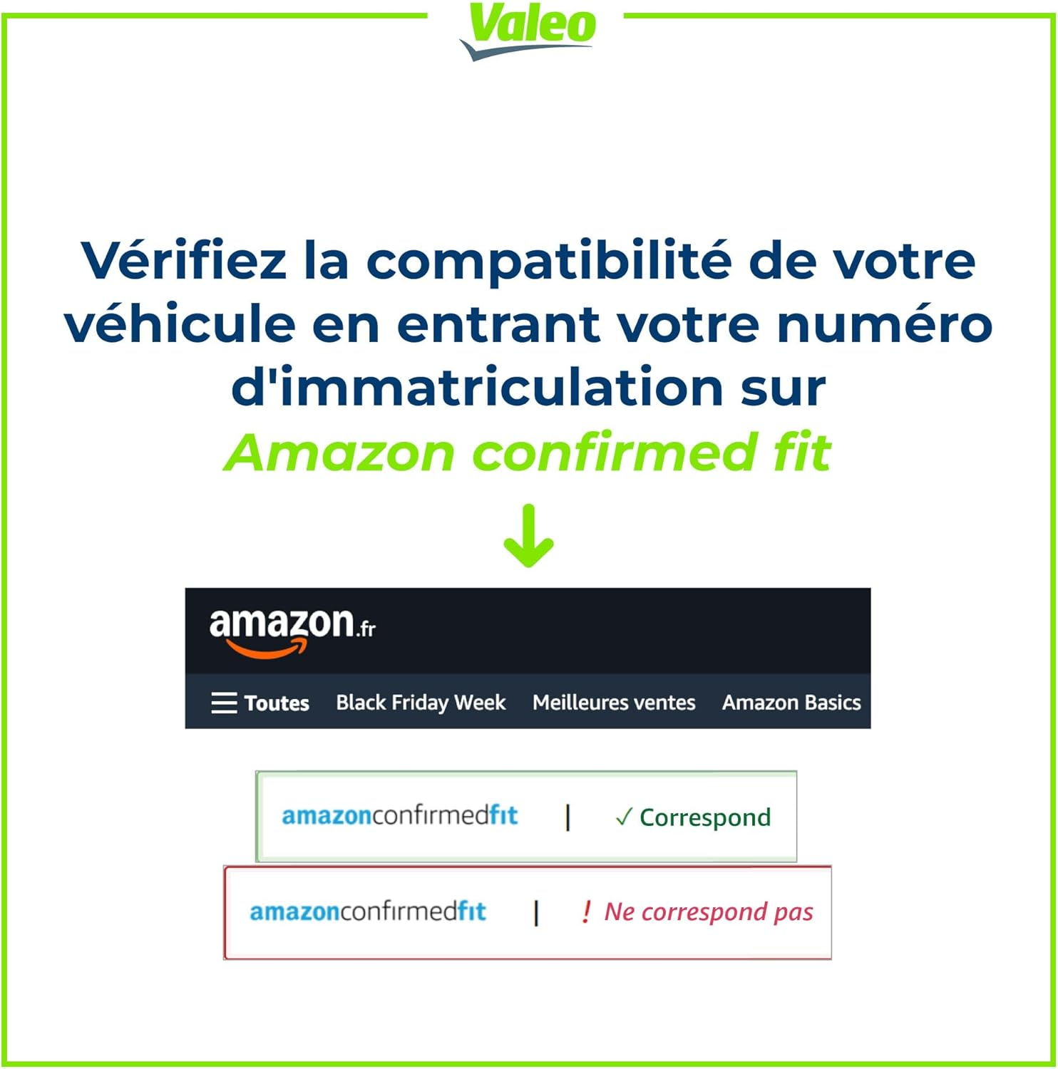 VALEO Wiper Motor 12V Front Bolted