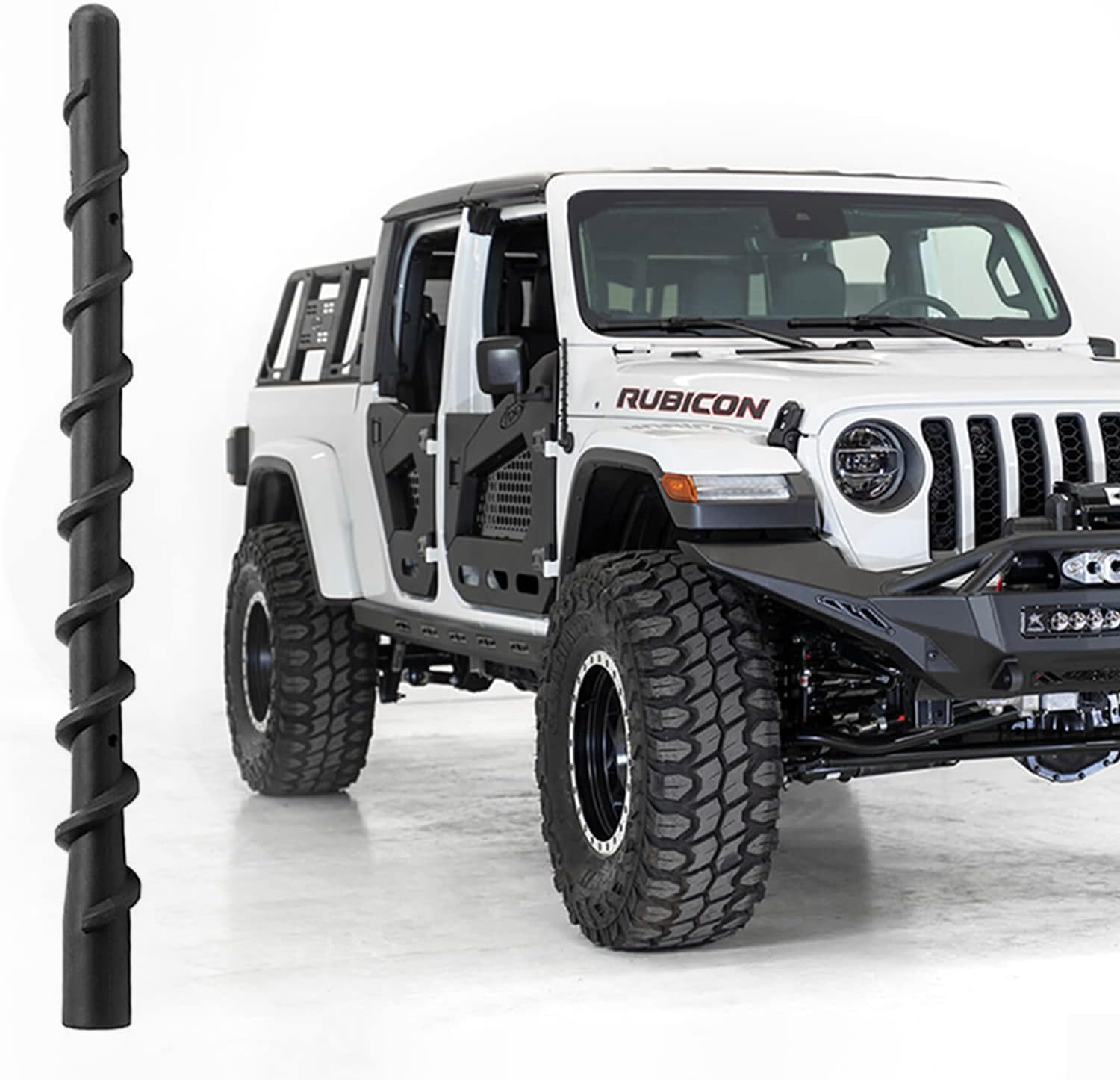 VOFONO 7 Inch Spiral Antenna for 2007-2019 Jeep Wrangler JK JL image number 3