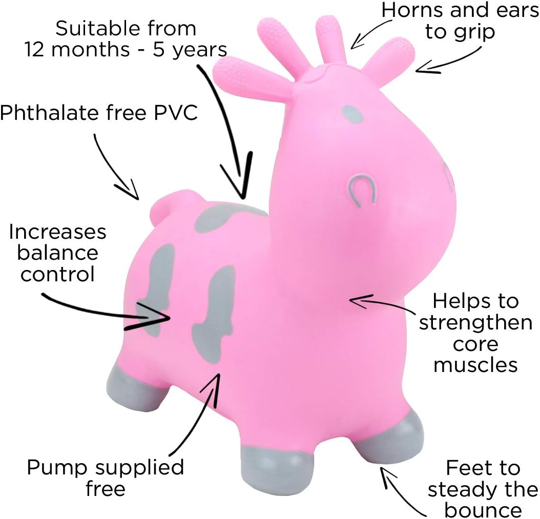 Happy Hopperz - Pink Cow image number 3