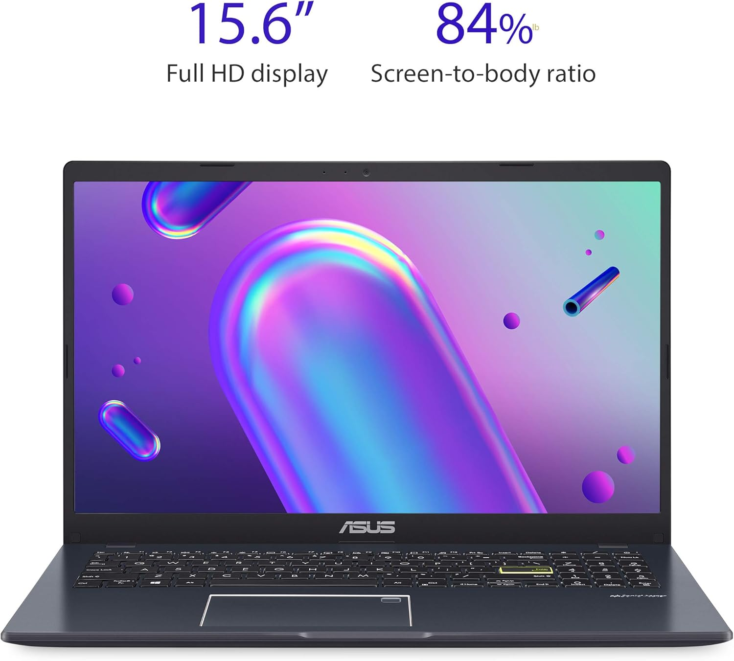 ASUS Laptop L510 Ultra Thin Laptop, 15.6&rdquo; FHD Display, Intel Celeron N4020 Processor, 4GB RAM, 128GB Storage, Windows 10 Home in S Mode, 1 Year Microsoft 365, Star Black, L510MA-DS04 image number 5